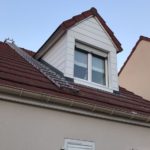 Pose de clin sur chien-assis à Verneuil-sur-Seine (78)